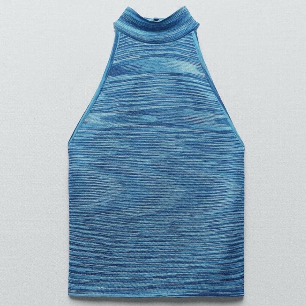 Zara 3991/021/426 knit halter top size M